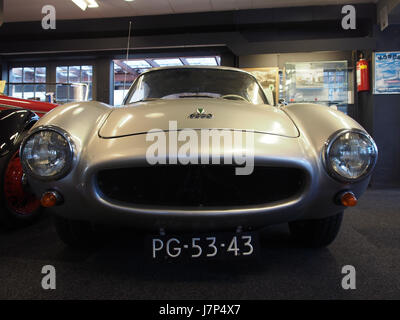 Der 1956-1959 DKW Auto Union 3/6 Monza war ein Automodell der Auto Union, das für sein Design und seinen Einsatz bei Motorsportveranstaltungen, insbesondere bei den Monza-Rennen, bekannt war. Stockfoto