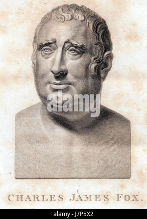 Charles James Fox (1749 1806) Stockfoto