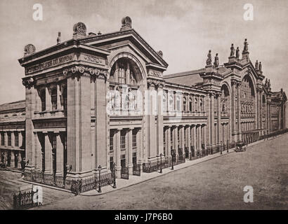 Chemin de Fer du Nord. Gare de Paris Les Travaux Publics De La France Stockfoto