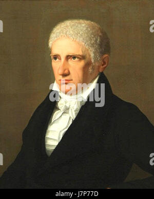 Constantin Brun 45,5 X 38,5 af J.L.Lund 1812 Stockfoto