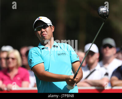 Südkoreas ein Byeong-Hun während Tag eines der 2017 BMW PGA Championship in Wentworth Golf Club, Surrey. Stockfoto