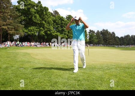 Südkoreas ein Byeong-Hun während Tag eines der 2017 BMW PGA Championship in Wentworth Golf Club, Surrey. Stockfoto