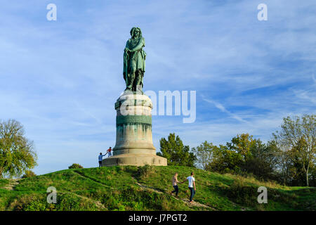 Frankreich, Cote d'Or, Alise-Sainte-reine, Vercingetorix Statue auf dem Berg Auxois vom Bildhauer Aime Millet Stockfoto