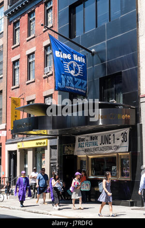 Blue Note Jazz Club, Greenwich Village, NYC Stockfoto