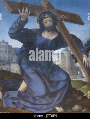 "Christus das Kreuz tragend" von Jan Gossart (genannt Mabuse), c. 1520-25 Stockfoto