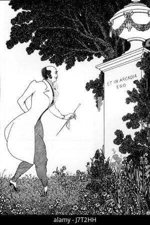 Aubrey Beardsley Et in Arcadia Ego (1901) Stockfoto