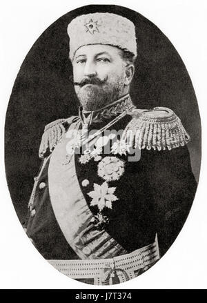 Ferdinand i., 1861 – 1948.  Prince Regent dann Zar von Bulgarien im Jahre 1908 auf die Unabhängigkeit des Landes vom Osmanischen Reich.  Er war auch ein Autor, Botaniker, Entomologe und Philatelist.  Hutchinson Geschichte der Nationen veröffentlichte 1915. Stockfoto