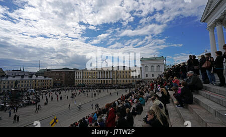 Beerdigung des finnischen Präsidenten Mauno Koivisto Mai 25., 2017 in Helsinki, Finnland Stockfoto