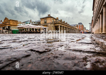 Covent Garden Market an regnerischen Tag, London, Vereinigtes Königreich Stockfoto