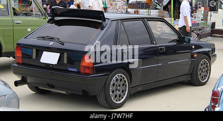 1992 Lancia Delta HF Integrale 16V hinten Stockfoto