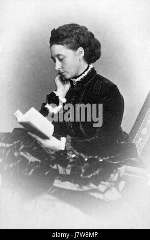 Alice, Prinzessin Louis Hessen 1871 Stockfoto