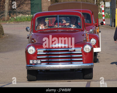 1953 Chevrolet 3100 Pick Up, niederländischer Lizenz Registrierung BE 50 56, pic1 Stockfoto