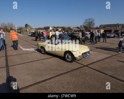 1971 MG B, Lizenz keine DL 85 23, pic2 Stockfoto