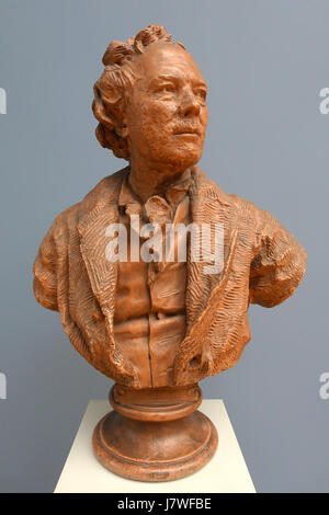 Christoph Willibald Gluck von Jean Antoine Houdon, 1873-Nachbau des Originals nach 1777, Paris, Gips Bode Museum DSC02887 Stockfoto