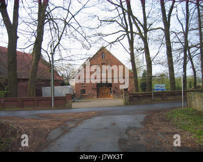 Dieses Bild wurde am 20. April 2010 in Spenge aufgenommen. Es fängt wahrscheinlich einen Moment oder eine Szene aus diesem Tag ein und zeigt Aspekte der Stadt oder lokale Wahrzeichen. Stockfoto