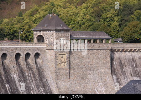 Stausee-Wasserkraft-Emblem Sperrfeuer schöne beauteously schöne Reise Stockfoto