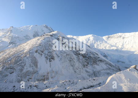 rund um die Annapurna Himalaya Palette Tilicho Lake Manang Nepal Stockfoto