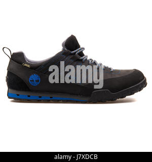 Timberland Greeley Ansatz Leder GTX schwarz Herren Sneakers - 5742A Stockfoto