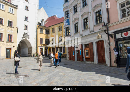 Das Michaelertor in Bratislava Stockfoto