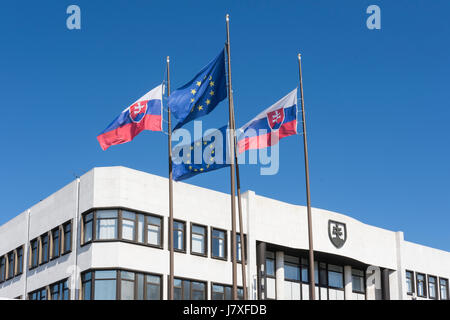 Das slowakische Parlament Palace in Bratislava Stockfoto