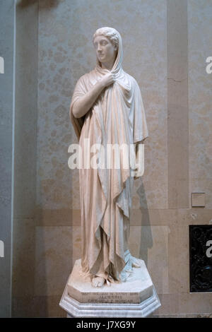 Alceste von William Wetmore Story, 1874, Marmor Wadsworth Atheneum in Hartford, CT DSC05001 Stockfoto