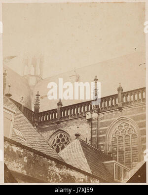 Das Foto „Dam 12, Nieuwe Kerk, Foto 2“ von Jacob Olie zeigt einen historischen Blick auf die Nieuwe Kerk (neue Kirche) in Amsterdam. Das hochauflösende Bild zeigt die architektonische Bedeutung und Umgebung der Kirche im 19. Jahrhundert. Stockfoto