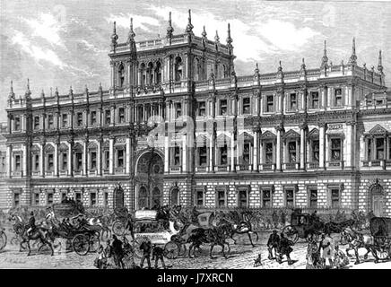 Burlington House ILN 1873 Stockfoto