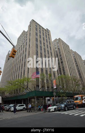 Manhattan komplexen metropolitan Korrektur Haftanstalt und Strafgerichte Gebäude Manhattan New York City USA Stockfoto