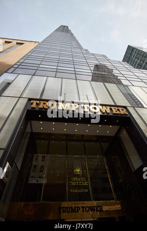 Trump Tower Manhattan New York City USA Stockfoto