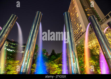 Umeda Sky Building Brunnen Stockfoto