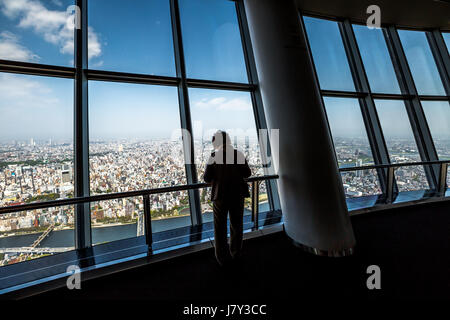 Tembo Deck Tokyo Skytree Stockfoto