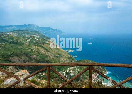 Aussichtspunkt auf der Sorrentinischen Halbinsel Stockfoto