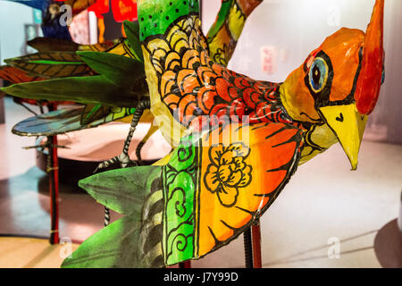 Wenzhou, Zhejiang, China.  Hundert Vogel Laterne, immateriellen kulturellen Erbe-Museum. Stockfoto