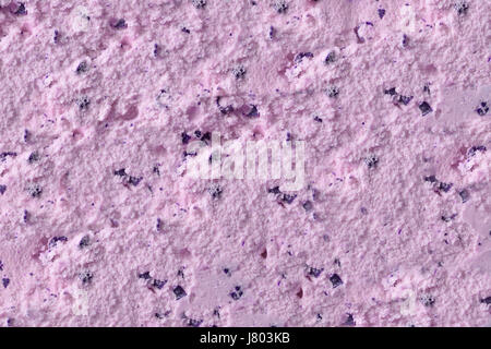 Textur des Eis Beeren hautnah. Ansicht von oben. Horizontale Komposition. Stockfoto