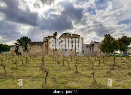 Frankreich, Gers,, Larressingle, gekennzeichnet Les Plus Beaux Dörfer de France (schönste Dörfer Frankreichs) Stockfoto