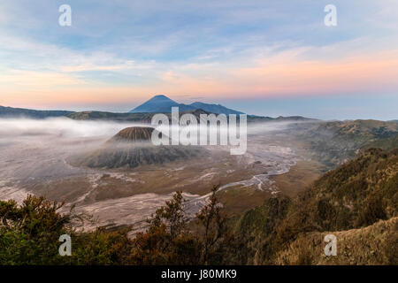 Bromo Tengger Semeru Nationalpark, Java, Indonesien, Asien Stockfoto