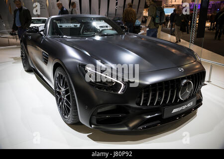 ESSEN, Deutschland - Apr 6, 2017: Neue 2017 Mercedes Benz AMG GT 50 Edition Sportwagen auf der Techno Classica Essen Auto zeigen. Stockfoto