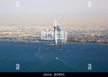 Dubai Burj Al Arab Hotel Meer Luftbild Fotografie Vereinigte Arabische Emirate