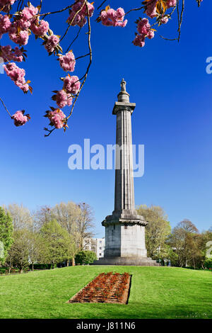 Irland, County Limerick, Limerick Stadt Frühling Reis Gedenksäule in der Peoples Park. Stockfoto