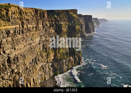 Irland, County Clare, Klippen von Moher. Stockfoto