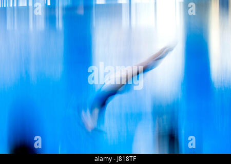 Madrid, Spanien. 26. Mai 2017. während der Vorrunde der Damen 3m 2017 FINA Diving Madrid Grand Prix in M-86 Swimming Poll Mitte am 26. Mai 2017 in Madrid, Spanien. © David Gato/Alamy Live-Nachrichten Stockfoto