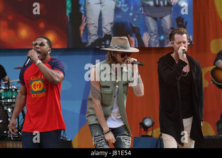 New York, USA. 26. Mai 2017. Florida Georgia Line und Nelly führen für Good Morning America Konzertreihe im New Yorker Central Park. Bildnachweis: Bruce Cotler/Globe Fotos/ZUMA Draht/Alamy Live-Nachrichten Stockfoto