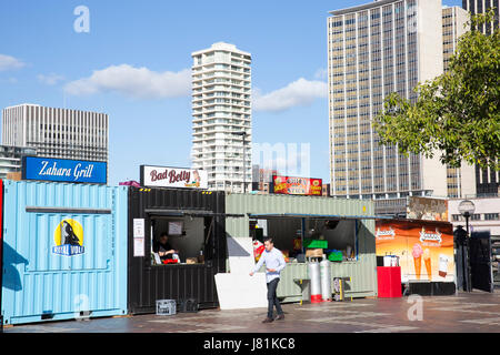 Sydney, Australien, Freitag, 26. Mai 2017. Vorbereitungen in Circular Quay für Vivid 2017 läuft vom 26. Mai bis 17. Juni an Standorten in ganz Sydney. Bildnachweis: Martin Beere/Alamy Live News Stockfoto