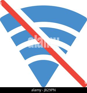 kein wifi Stock Vektor