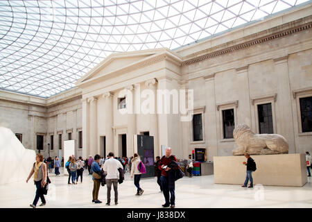 Großbritannien, London - 8. April 2015: das British Museum in London Stockfoto