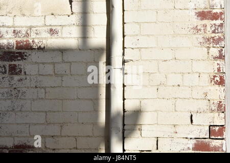 Weiße Mauer Stockfoto