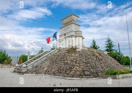 Französischen Soldatenfriedhof in Bitola - Cimetière Militaire Français Stockfoto