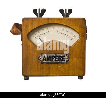 Objekt soliden isolierten Datum Zeit Zeit Angabe Vintage Musikstudio Stockfoto