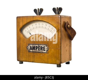 Objekt soliden isolierten Datum Zeit Zeit Angabe Vintage Musikstudio Stockfoto
