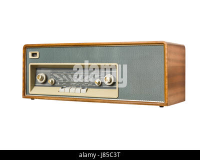 Objekt soliden isolierten Datum Zeit Zeit Angabe Vintage Musikstudio Stockfoto